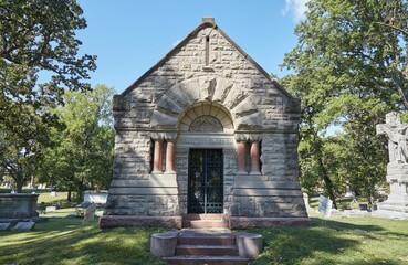 Bellefontaine Cemetery in St. Louis is home to the graves of Eberhard Anheuser, William S....