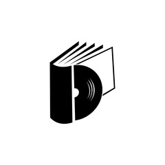 simple music album logo design element