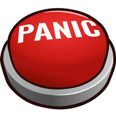 red button with word panic