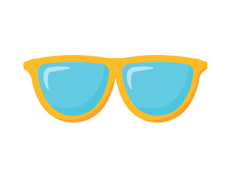 Stylish Sunglasses Icon for Summer and Fashion Eyewear Accessories Vector Illustration