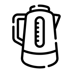 moka pot Line Icon