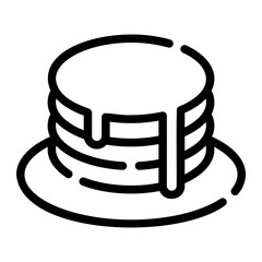 macaron Line Icon