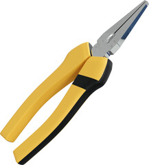 3D Render Needle Nose Pliers Tools