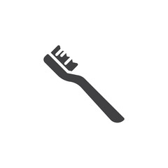 Toothbrush vector icon