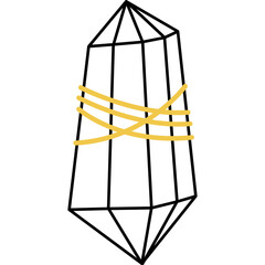 Crystal Line Art Element-01
