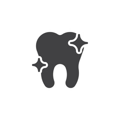 Teeth whitening vector icon