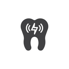 Toothache vector icon