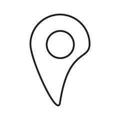 Location flat Icon, GPS Pointer Icon, Map Locator Sign, Pin location Vector, Colored Pin Point Transparent Background
