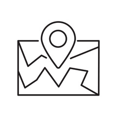 Location flat Icon, GPS Pointer Icon, Map Locator Sign, Pin location Vector, Colored Pin Point Transparent Background