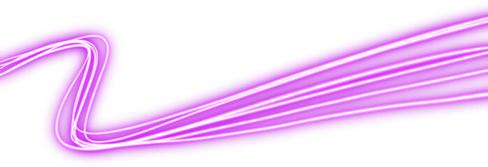 Enchanting Neon Line Flow element