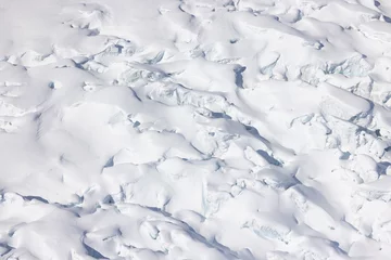 Papier Peint photo autocollant Denali Glaciers from airplane window over Mountain Denali
