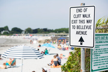 Reject's Beach at the end of Newport Cliff Walk