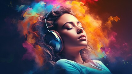 Music meditation. Generative AI