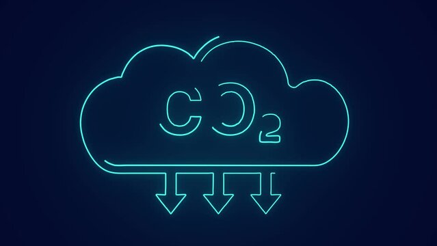 Carbon dioxide emissions worst effect on global climate change animation
