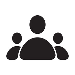 Fototapeta na wymiar profile icon, avatar icon, user icon, person icon outline black and white on transparent background