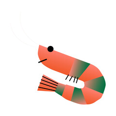 Shrimp decorative figure