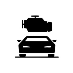 car vehicle transportation icon symbol vector image. Illustration of the automobile automotiv motor vector design. EPS 10