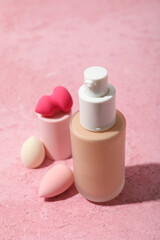 Concept of cosmetic and make up - foundation