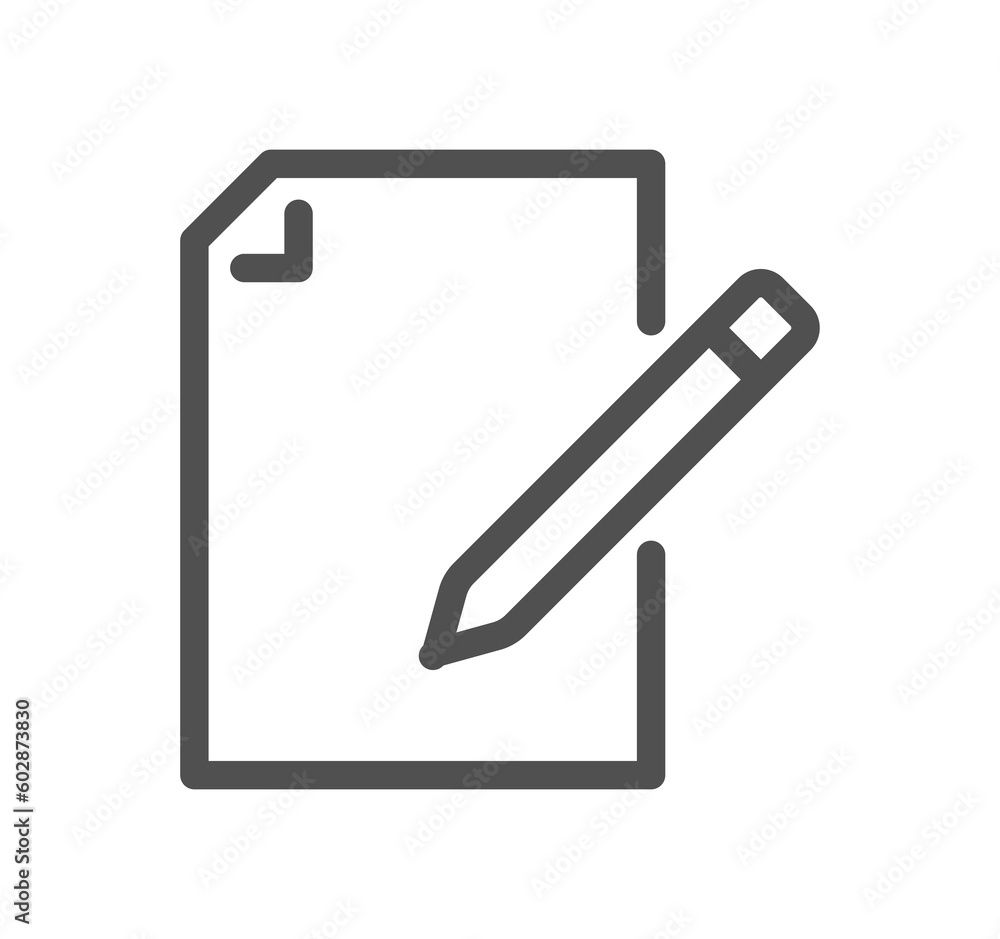 Aufkleber search engine optimization related icon outline and linear symbol.