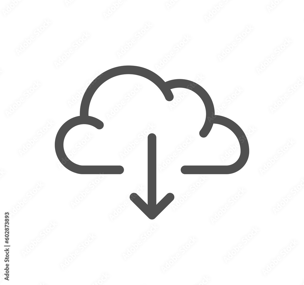 Aufkleber search engine optimization related icon outline and linear symbol.