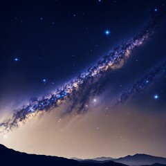 Generative AI of Starry Night Sky