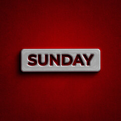sunday day icon day name sunday week