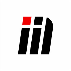 I I M letter vector logo design.