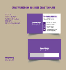 Creative Modern Business Card Template