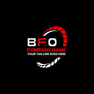 BFO letter logo creative design with vector graphic, BFO simple and modern logo. BFO luxurious alphabet design  