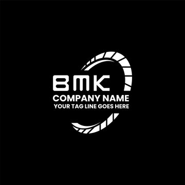 BMK letter logo creative design with vector graphic, BMK simple and modern logo. BMK luxurious alphabet design  