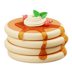 Pancake 3D Icon