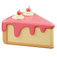 Sponge Cake 3D Icon