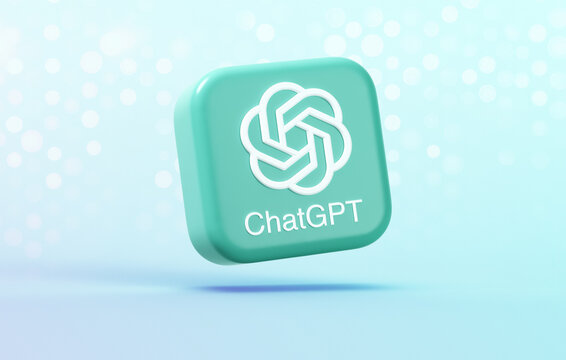 Valencia, Spain - May, 2023: Valencia, Spain - May, 2023: ChatGPT an AI chatbot developed by OpenAI based on the foundational large language model GPT-4 and later. Isolated 3D icon