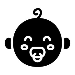 baby boy Solid icon