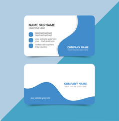Professional medical healthcare style business card template
