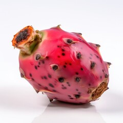 Cactus Pear fruit isolated on white background.