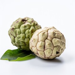 Obraz premium Custard Apple fruit isolated on white background.
