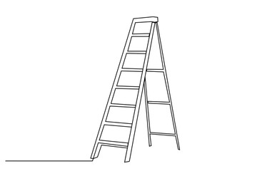ladder business object home nobody line art