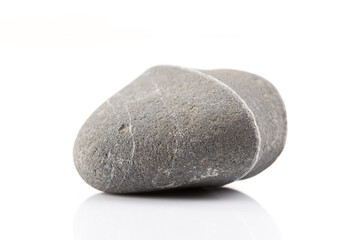 Zen stone - isolated over white