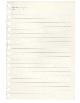 blank torn note paper