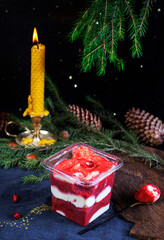 christmas decoration with candles - 602898001