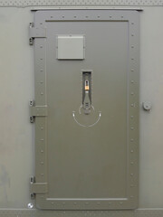 Military module security armored door