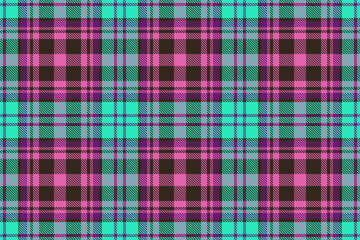Pattern texture vector. Tartan seamless check. Plaid background fabric textile.