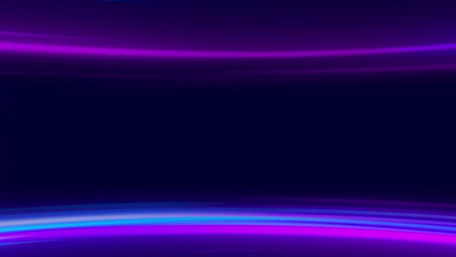 Abstract neon blue and purple speed line loop background. Flow of light. Modern visual effect video backdrop for digital, technology.4k