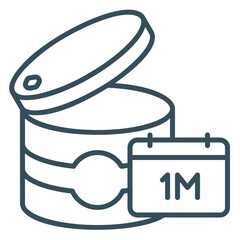 Icon period after opening