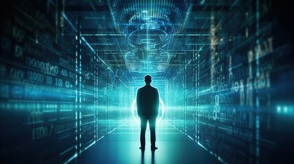 Technological strategy of digital transformation, transformation of ideas and introduction of technologies into business.Generative AI