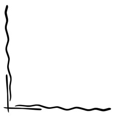 Fototapeta premium Corner Border Vector 