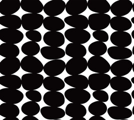 Simple and abstract pattern. Vector illustration on white background.