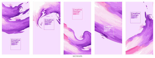 banners design vector set, cover, poster abstract brush, abstract banner design web template, set of creative web banners,Business ad banner,  cover book presentation. Minimal brochure layout, flyers.