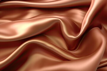 Liquid Opulence: Abstract Waves of Luxurious Cloth (Generative AI)